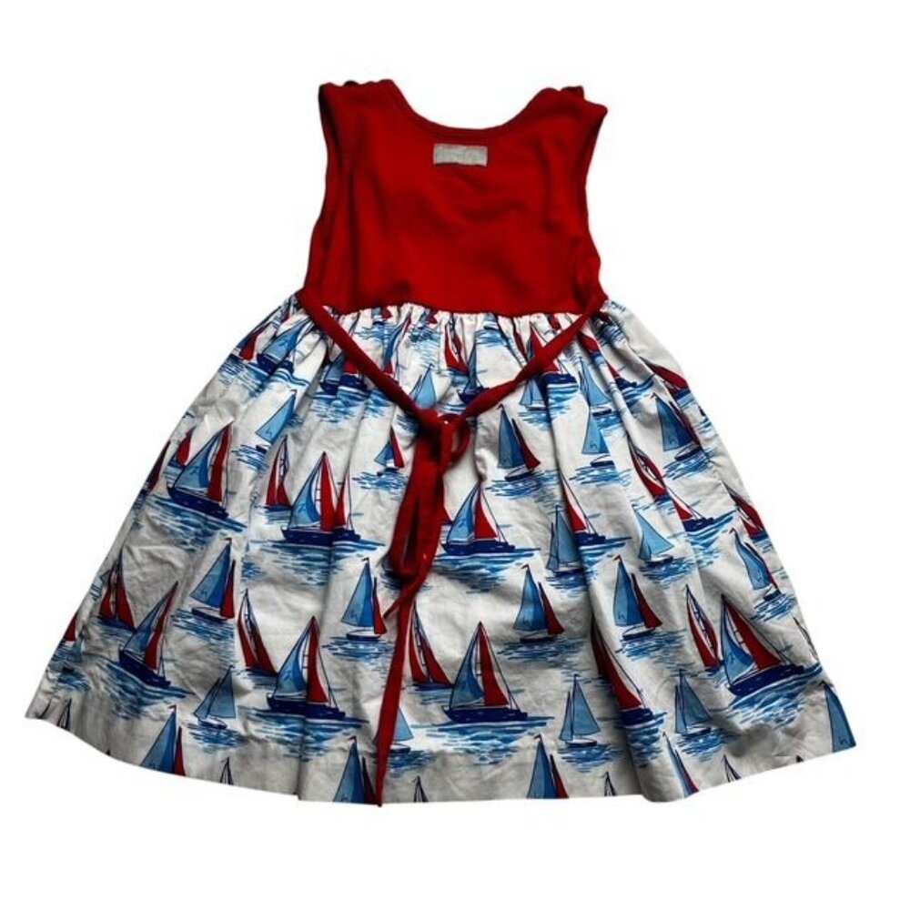 Eleanor Rose Rhonda Sailboat Toddler Dress Size 4-5 Years - Picture 5 of 6